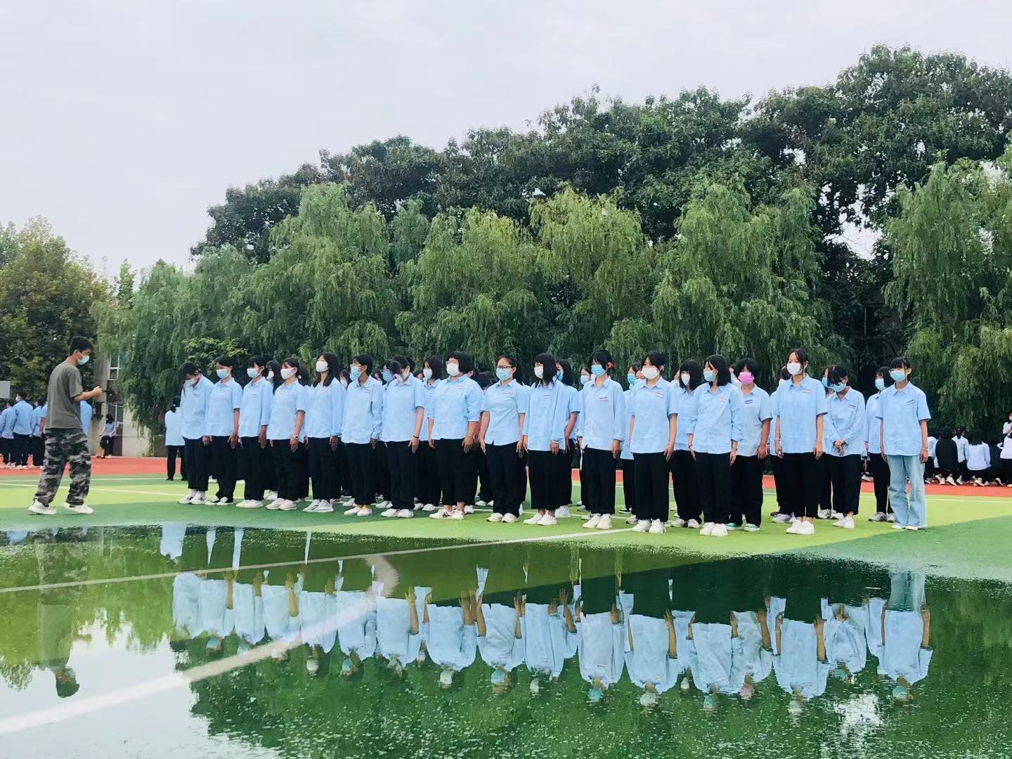 磨練中促成長——石家莊太行科技中等專業(yè)學校21級新生軍訓