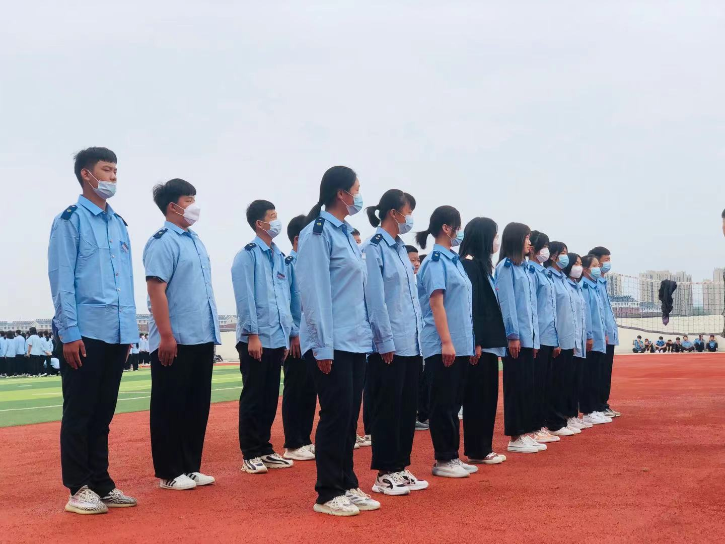 磨練中促成長——石家莊太行科技中等專業(yè)學校21級新生軍訓