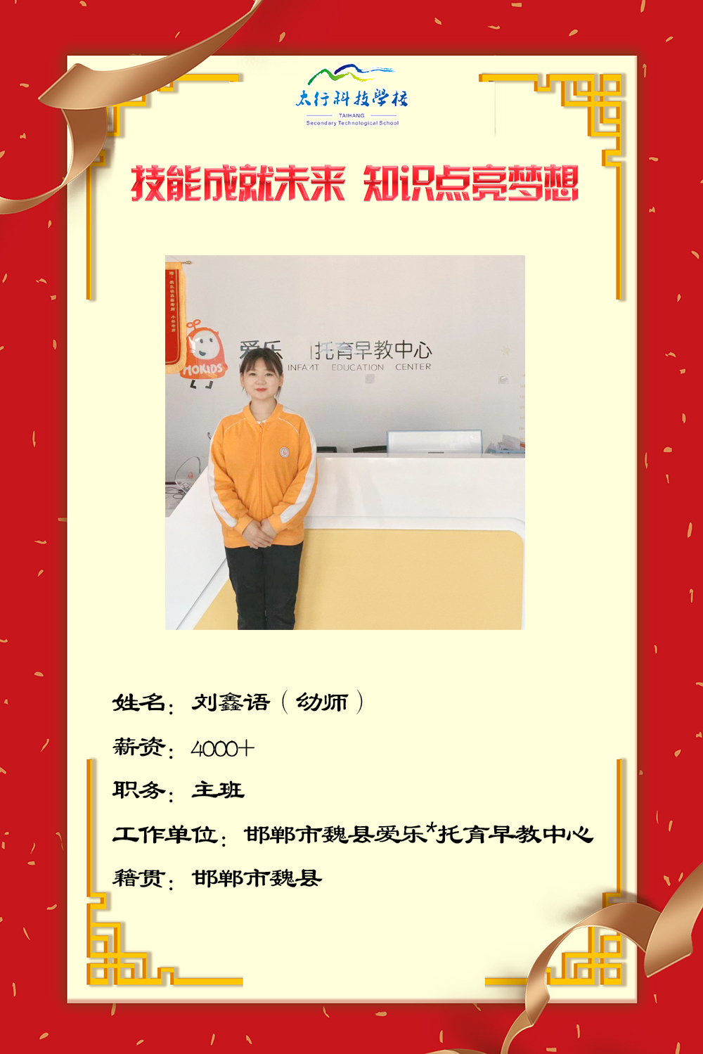 乘風破浪，披荊斬棘丨石家莊太行科技中等專業(yè)學?！熬蜆I(yè)之星”名單公布！