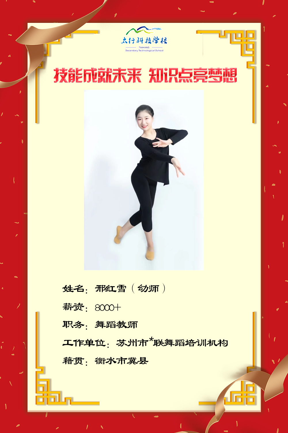 乘風破浪，披荊斬棘丨石家莊太行科技中等專業(yè)學?！熬蜆I(yè)之星”名單公布！