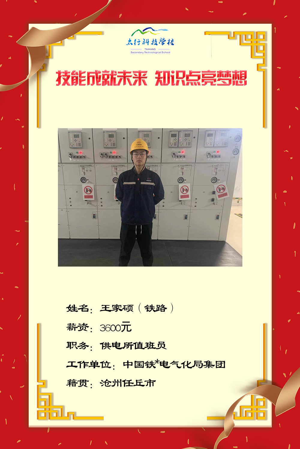乘風破浪，披荊斬棘丨石家莊太行科技中等專業(yè)學?！熬蜆I(yè)之星”名單公布！