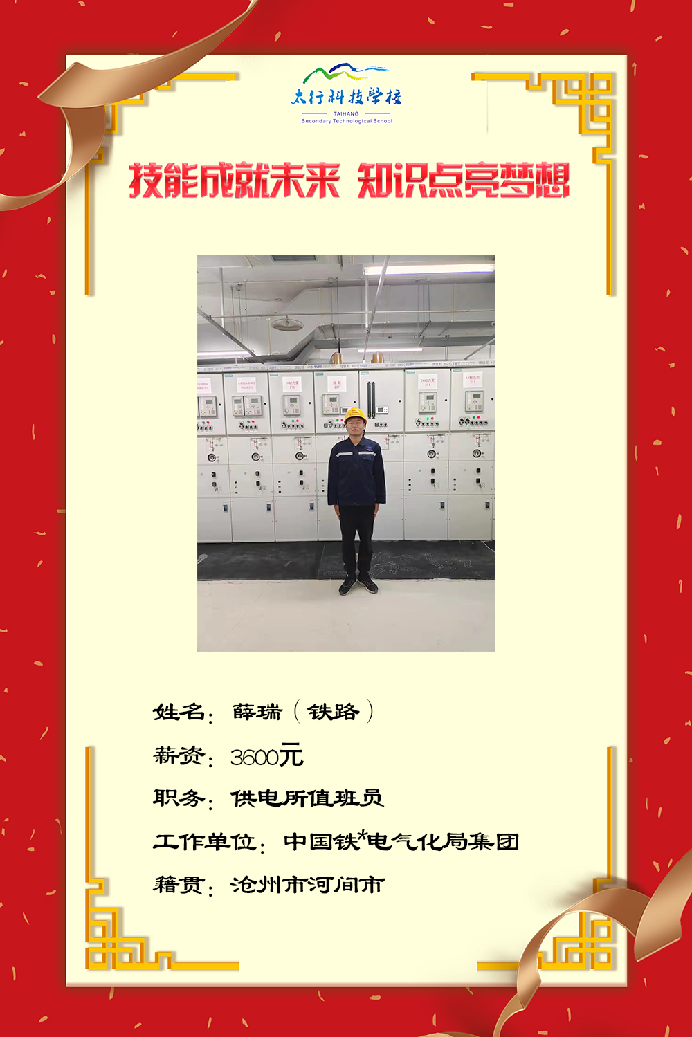 乘風破浪，披荊斬棘丨石家莊太行科技中等專業(yè)學?！熬蜆I(yè)之星”名單公布！